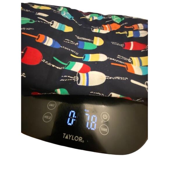 Talbots Navy Nautical Colorful Buoy print size 10 Cruise Vacation Beach - Picture 11 of 11